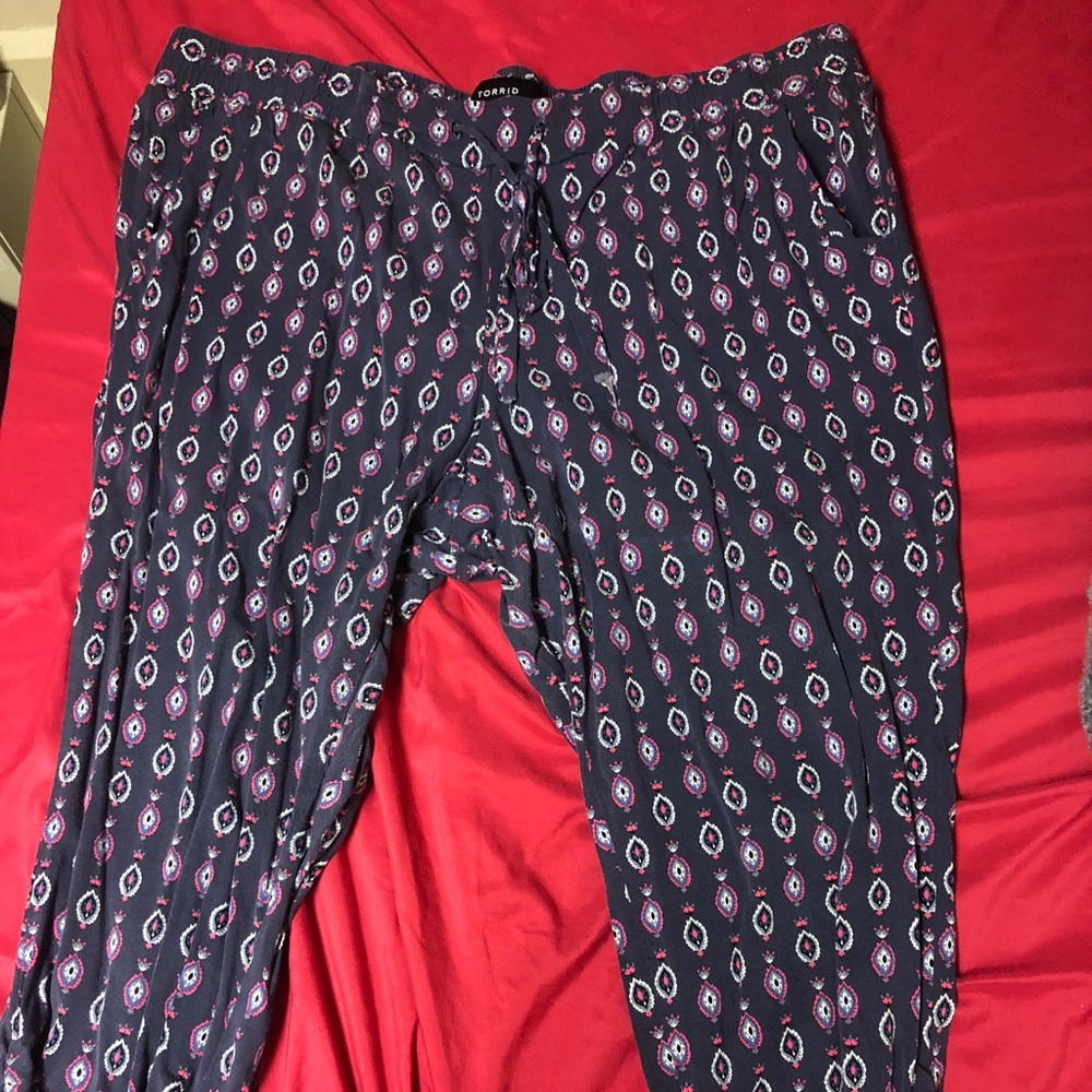 Torrid Pattern Pants - image 1
